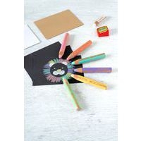 Etui 18 crayons assortis Woody + 1 pinceau + 1 taille-crayon - Image 4