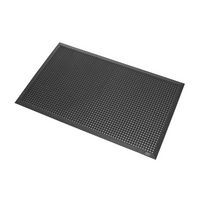 Tapis caillebotis à bords biseautés 150 x 91 cm Noir - Image 2