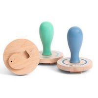 Lot de 3 tampons de sable en bois - Image principale