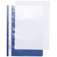 Lot de 25 chemises de présentation à lamelles PP standard A4 Bleu - Image 6