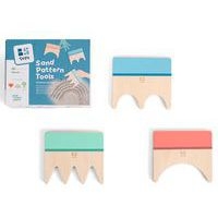Lot de 3 outils de sable en bois - Image 7