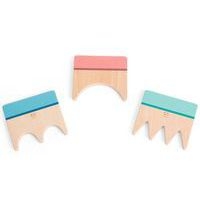 Lot de 3 outils de sable en bois - Image principale