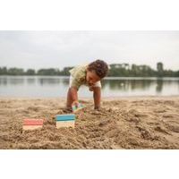 Lot de 3 outils de sable en bois - Image 6