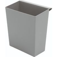 Bac pour poubelle à papier en cône 21L et 27L, Coloris : Gris - Image 4