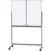 Tableau blanc tryptique mobile standard 100x150cm - Image 2