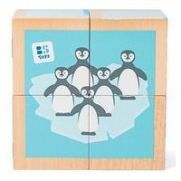 Puzzle de 4 cubes en bois - Image principale