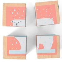 Puzzle de 4 cubes en bois - Image 7