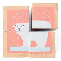 Puzzle de 4 cubes en bois - Image 9