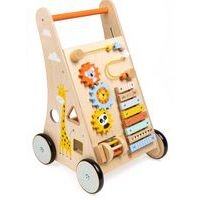 Chariot de marche en bois jungle - Image 2