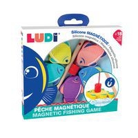 Jeu de pêche à la ligne magnétique de 5 poissons - Image principale