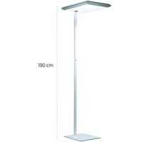 Lampadaire fluo Silhouette argent - Image 2