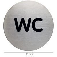 Plaque signalétique acier WC - Image 3