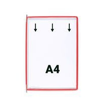 Lot de 10 Pochettes à pivot Tarifold - Housse unique - A4 - Rouge - Image principale