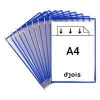 Lot de 10 Pochettes à pivot Tarifold - Housse unique - A4 - Bleu - Image 5