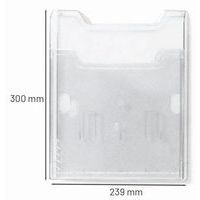 Lot de 10 Box mural A4 vertical-Cristal - Image 2