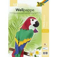 10 cartons ondulés 25 x 35 cm, 10 coloris assortis - Image principale