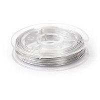 Bobine 10 m fil aluminium argent Ø 0,6 mm - Image 2