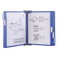 Extension pour support mural Tarifold - Nb de pochettes:10 - Bleu - Image 2