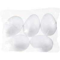 Oeuf polystyrène à décorer 60 x 90 mm (lot de 5 pièces) - Image principale