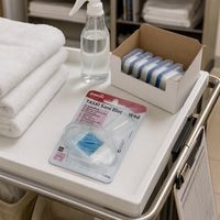 Lot de 12 Bloc toilette Taski Support et bloc senteur ocean - Image 2