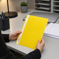Lot de 25 chemises de présentation à lamelles PP standard A4 Jaune - Image 4