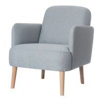 Fauteuil Duncan pied hêtre revêtement tissu poyester Paperflow - Image 3