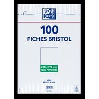 Fiche bristol A4 uni 210g blanc (Paquet de 100) - Image principale