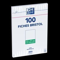 Fiche bristol A4 uni 210g blanc (Paquet de 100) - Image 2