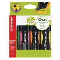Pochette 4 surligneurs STABILO GREENBOSS - Image principale