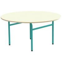 Table Elodie II ronde, 4 pieds tube - Image principale