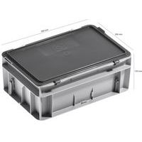 Bacs à couvercle RAKO gris - 300x200mm - 5 et 9 L, Capacité : 5 L - Image 2