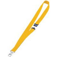 10 lacets Textile Jaune Pour Badge - Image principale