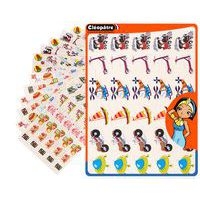 Pochette de 12 feuilles de 30 gommettes prédécoupées - animaux sauvages / domestiques - Image principale