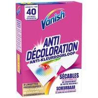 Lot de 12 Lingettes anti-transfert de couleur - paquet de 20 - Vanish - Image principale