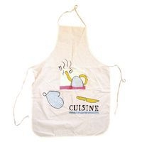 Lot tabliers adulte coton 100g/m² - 65x90 cm - 5 pcs - écru - Image 3