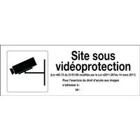 Panneau surveillance vidéo - site sous vidéoprotection - Image principale