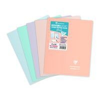 Koverbook Blush piqué PP bicolore opaque 17x22cm 96p séyès coloris ass - Lot de 10 - Image principale