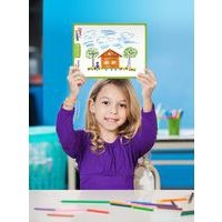 Calligraphe Cahier Magique couverture ardoise 17x22cm 48p séyès 90g - Lot de 10 - Image 2