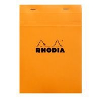 Bloc agrafé Rhodia ORANGE N 16 14,8x21cm 80f Q.5x5 80g - Lot de 10 - Image principale