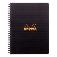 Notebook Rhodiactive 90g RI A5+ 160p Q.5X5+C mcrprf. 6tr règle pp +6 m-p reposit - Lot de 5 - Image principale
