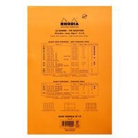 Bloc agrafé Rhodia ORANGE N 19 21x31,8cm 80f Q.5x5 80g - Lot de 5 - Image 4