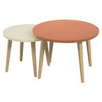 Tables basses gigognes Upcy décor plateau uni Tizu - Image 2