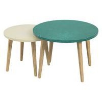 Tables basses gigognes Upcy décor plateau uni Tizu - Image 7