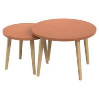 Tables basses gigognes Upcy décor plateau uni Tizu - Image 9