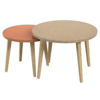 Tables basses gigognes Upcy décor plateau uni Tizu - Image 10