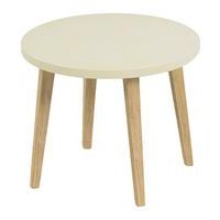 Table basse ronde Upcy Ø 45 cm décor uni Tizu - Image 4