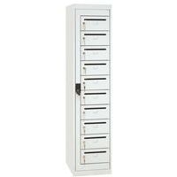 Armoire courrier 10 cases sur socle -  largeur 400 mm - Manutan Expert - Image principale