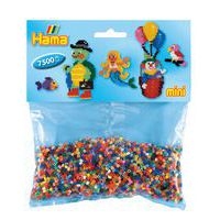 Sachet 7500 perles Hama mini 2,5mm 48 couleurs - Image principale