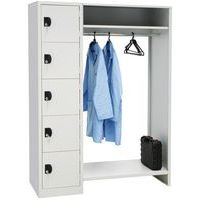 Vestiaire multicases penderie ouverte Modulo 1 à 2 colonnes - Manutan Expert - Image 2