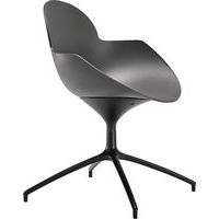 Chaise Cookie pied étoile alu verni coque pivotante polypropylène Infiniti - Image principale